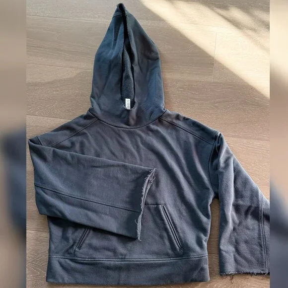 Alo Yoga Oversized Hoodie Sweatshirt| Dark Gray | Like New - Picture 6 of 6